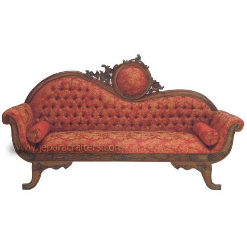Mahogany Victorian Sofas  MH-SF002
